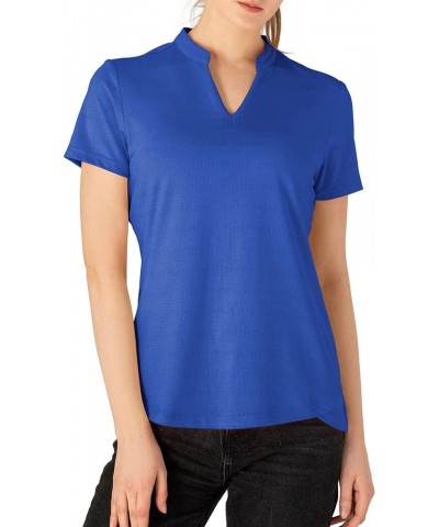 Women's Hiking Shirts Short Sleeve UPF 50+ Sun Protection Lightweight Running Fishing Shirts Klein Blue $13.05 Activewear