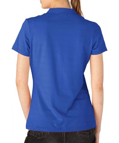 Women's Hiking Shirts Short Sleeve UPF 50+ Sun Protection Lightweight Running Fishing Shirts Klein Blue $13.05 Activewear