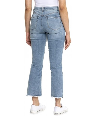 Women's Ab Solution High Rise Itty Bitty Boot Cropped Light Blue Vintage $35.46 Jeans