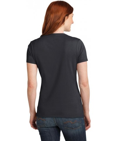 Women's Cooldri Short Sleeve Performance V-Neck T-Shirt (1 Pack) Vintage Black $6.69 Activewear