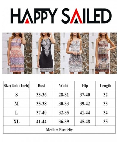 Women Summer Halter Neck Dress Floral Print Bohemian Beach Dresses S-XL Print 101 $15.50 Swimsuits