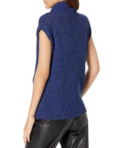 Rent The Runway Pre-Loved Blue Cross Front Turtleneck Blue $28.07 Sweaters