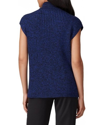 Rent The Runway Pre-Loved Blue Cross Front Turtleneck Blue $28.07 Sweaters