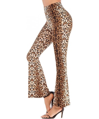 Women's High Waisted Wide Leg Pants Flared Leg Pants Zebra printSnakeskin printLeopard Print Pants Leopard Print1 $10.35 Pants