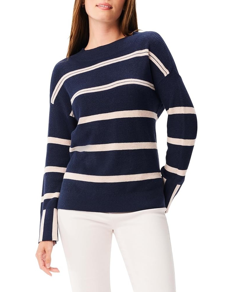 Women's Opposites Attract Sweater Indigo Multi $32.51 Sweaters