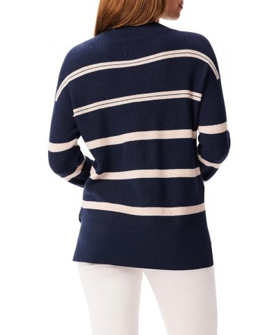 Women's Opposites Attract Sweater Indigo Multi $32.51 Sweaters