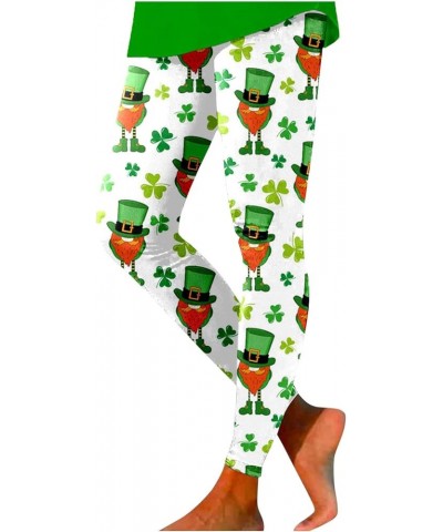 St. Patrick's Day Leggings for Women for Parties Festivals High Waisted Stretch Yoga Pants Full Length Active Tights Z08 $8.9...