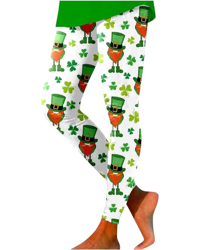 St. Patrick's Day Leggings for Women for Parties Festivals High Waisted Stretch Yoga Pants Full Length Active Tights Z08 $8.9...