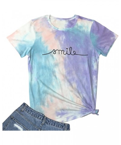 Women Graphic Cute Tee Funny T Shirts Tie Dye 09 $10.63 T-Shirts