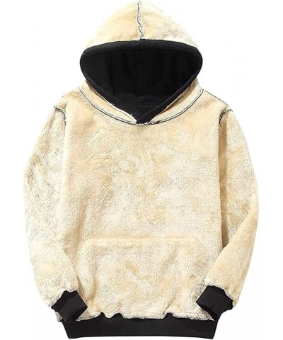 Women’s Oversized Sherpa Hoodies Long Sleeve Fleece Lined Sweatshirts Loose Fit Solid Winter Trendy Pullover Tops 1 Black $9....