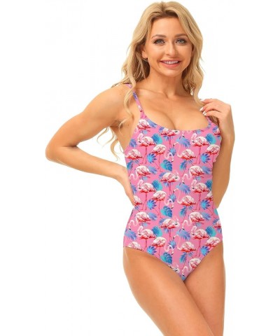 Women's One Piece Funny Swimsuits Adjustable 3D Print Bathing Suit Graphic Swimwear Hawaii 02 $12.50 Swimsuits