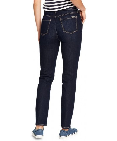 Women's Revival High-Rise Slim Straight Jeans Aged Blue $32.77 Jeans