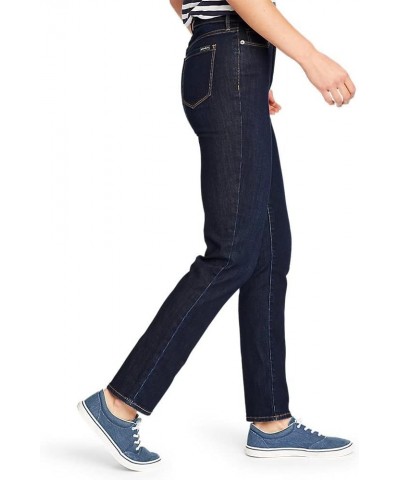 Women's Revival High-Rise Slim Straight Jeans Aged Blue $32.77 Jeans