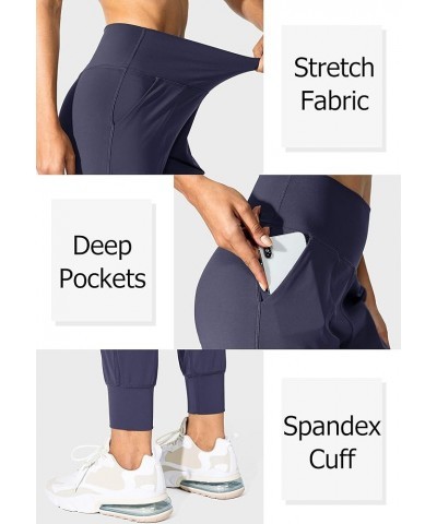 Women's Joggers High Waisted Yoga Pants with Pockets Loose Leggings for Women Workout, Athletic, Lounge Navy $19.37 Leggings