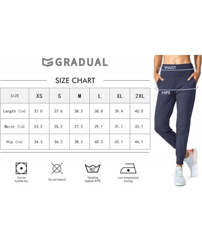 Women's Joggers High Waisted Yoga Pants with Pockets Loose Leggings for Women Workout, Athletic, Lounge Navy $19.37 Leggings