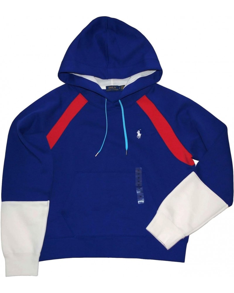 Women's Double Knit Pullover Hoodie Medium M Blue $39.37 Hoodies & Sweatshirts