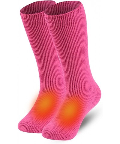 Unisex Winter Thermal Socks Warm Thickened Arctic Insulated Lined Heavy Crew Socks Rose $10.19 Activewear