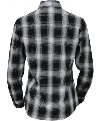 Women's Casual Long Sleeve Cotton Flannel Shirts Mng21611 $28.79 Blouses