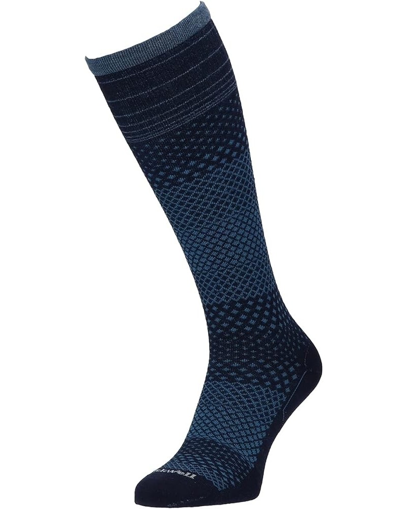 Women's Micro Grade Moderate Graduated Compression Sock Navy $16.10 Activewear