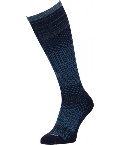 Women's Micro Grade Moderate Graduated Compression Sock Navy $16.10 Activewear