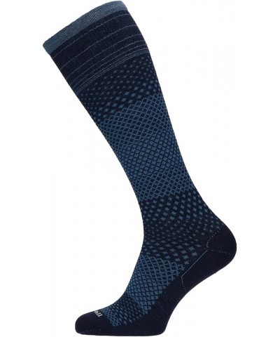 Women's Micro Grade Moderate Graduated Compression Sock Navy $16.10 Activewear