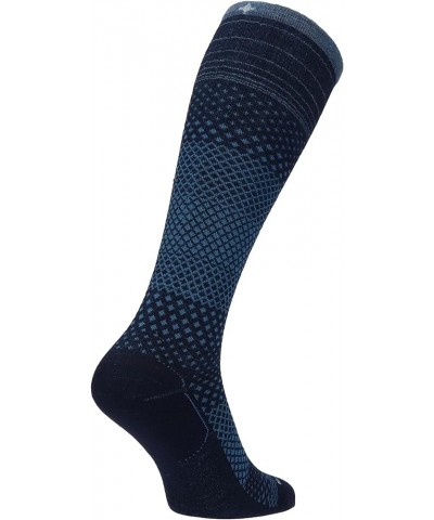 Women's Micro Grade Moderate Graduated Compression Sock Navy $16.10 Activewear