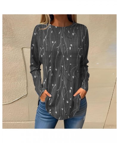 Long Sleeve Shirts For Women Fall Fashion 2023 Clothes Womens Going Out Tops Trendy Sweatshirt Vacation Outfits 2-gray $6.17 ...