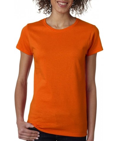 Heavy Cotton 5.3 oz. Missy Fit T-Shirt (G500L) Safety Orange $6.96 Tops