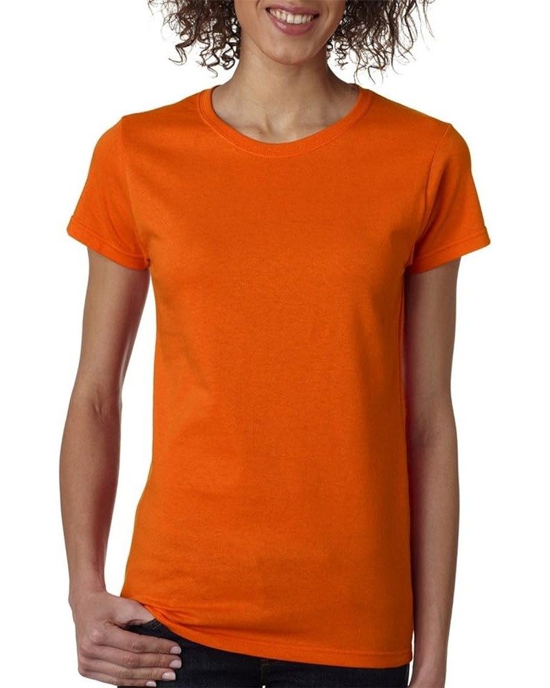 Heavy Cotton 5.3 oz. Missy Fit T-Shirt (G500L) Safety Orange $6.96 Tops