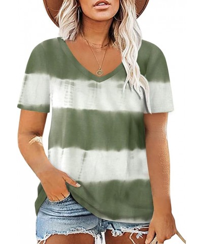 Plus Size Tops for Women Summer Tie Dye T Shirts 11_tie Dye_zk $11.75 T-Shirts