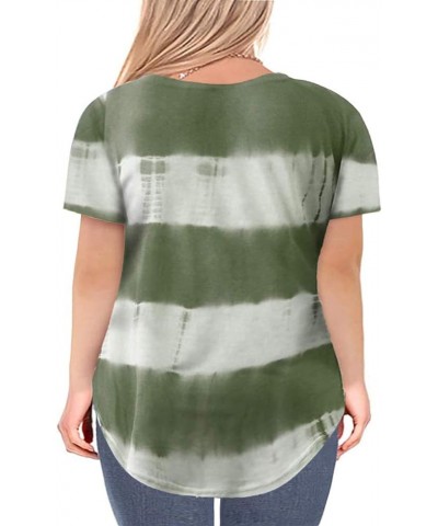 Plus Size Tops for Women Summer Tie Dye T Shirts 11_tie Dye_zk $11.75 T-Shirts