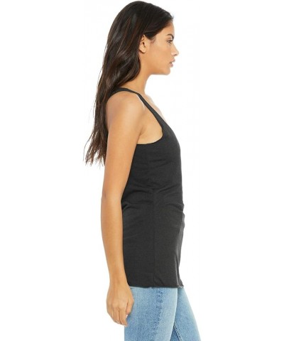 8430 Ladies Sylvia Tri-Blend Racerback Tank Solid Dark Grey Triblend $12.88 Tanks