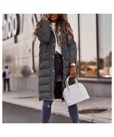 Women's Long Quilted Puffer Vest Hooded Sleeveless Zip Up Puffy Jacket Winter Warm Thicken Down Coat Windbreakers B-gray $17....