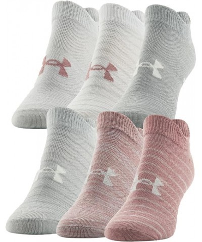 Women`s No Show Socks 6 Pack B(1332943-697)/B $28.03 Activewear