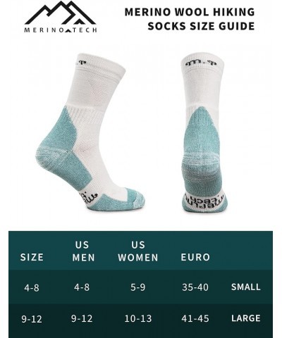 Merino Wool Socks for Women And Men - 85% Merino Wool Hiking Socks Crew Style Heathered Iris Pack of 2 $19.35 Socks