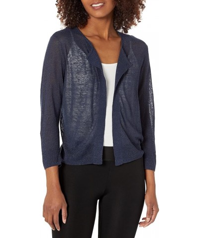 Women's Easy Featherweight Cardigan Dark Indigo $47.69 Sweaters