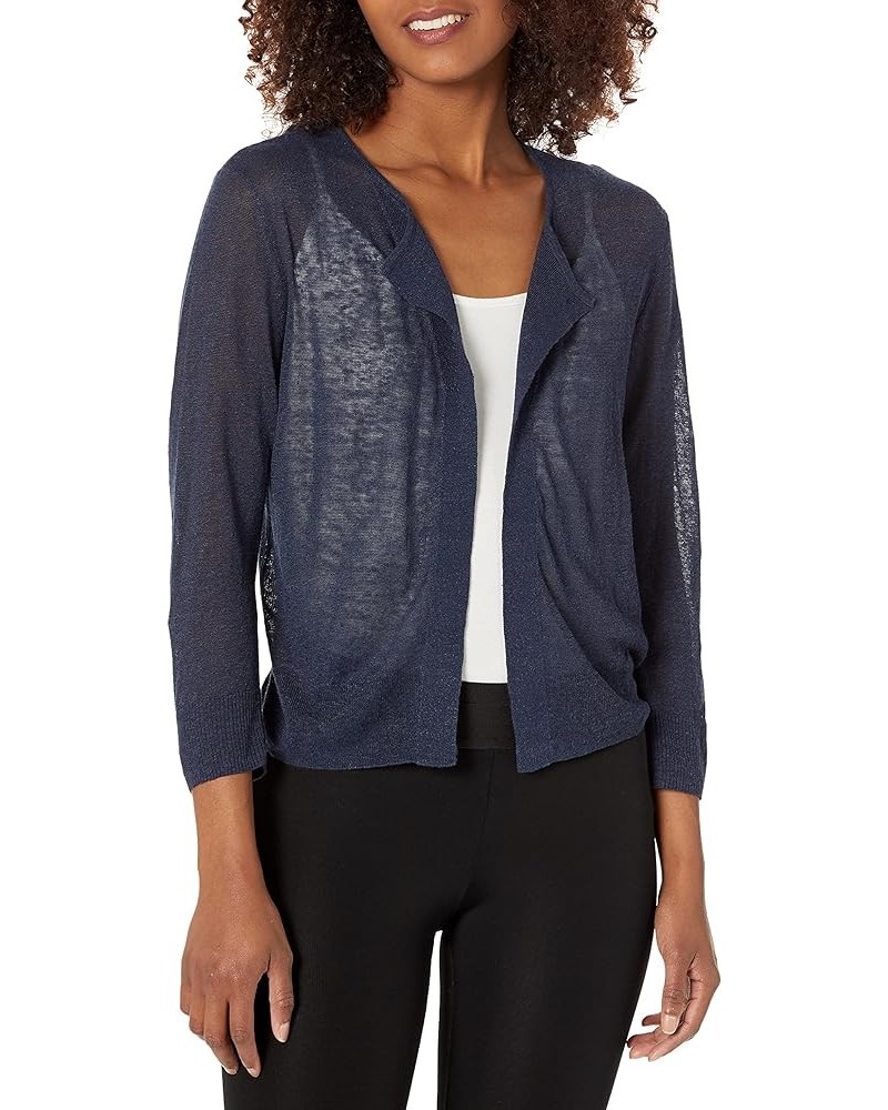 Women's Easy Featherweight Cardigan Dark Indigo $47.69 Sweaters