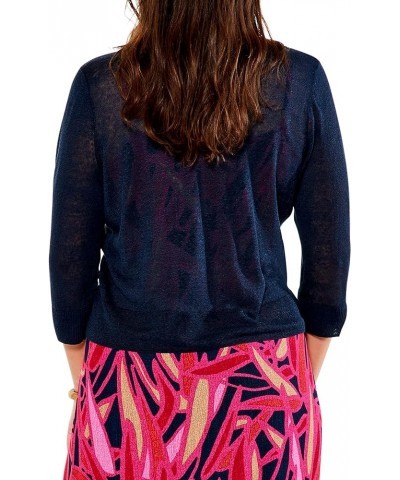 Women's Easy Featherweight Cardigan Dark Indigo $47.69 Sweaters