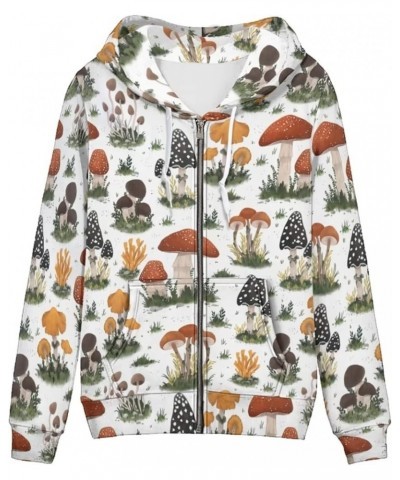 Trendy Zip Up Jackets for Women XS-5XL Fashion Hoodies and Sweatshirts Cute Mushroom $23.00 Hoodies & Sweatshirts