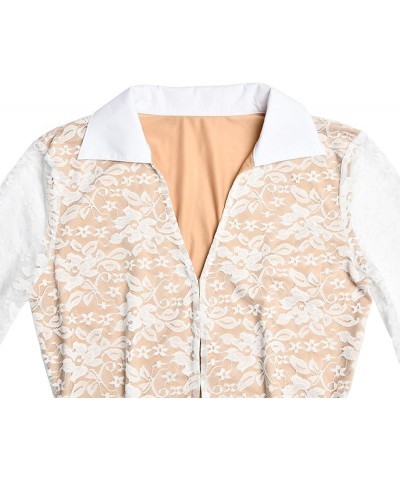 Y2K Long Sleeve Button Down Shirt Women Ribbed Knit Slim Fitted Crop Top Cute Fall Going Out Tops Blouse 11-apricot Lace $10....