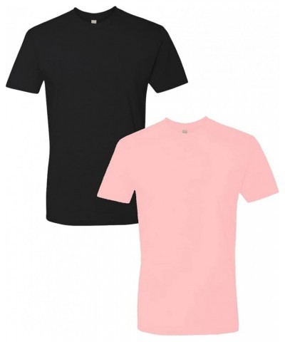 Men's 3600 Black-light Pink $7.12 T-Shirts