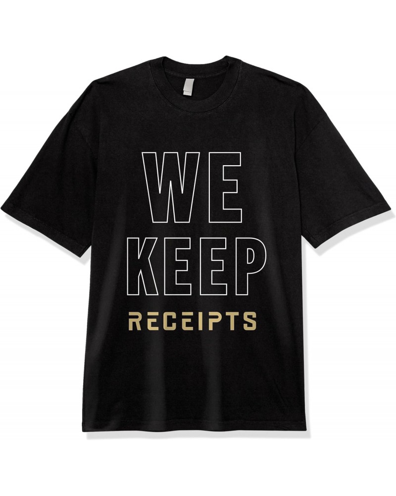 Coach Prime We Keep Receipts Premium Garment Dye T-Shirt, Black, XX-Large $23.59 T-Shirts