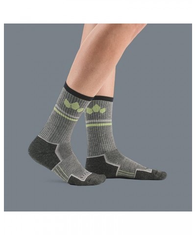 TrailTec+ Merino Wool Performance Outdoor Hiking Running Socks - Cushioned, Crew Leaf Grey $8.57 Activewear