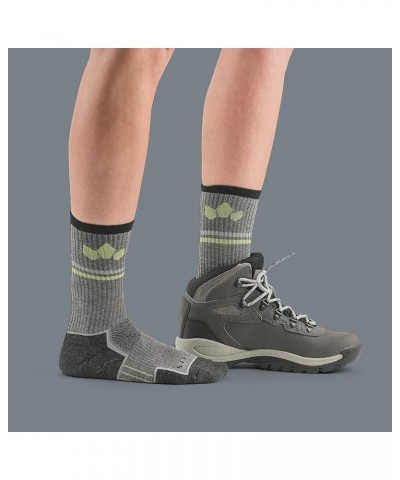 TrailTec+ Merino Wool Performance Outdoor Hiking Running Socks - Cushioned, Crew Leaf Grey $8.57 Activewear