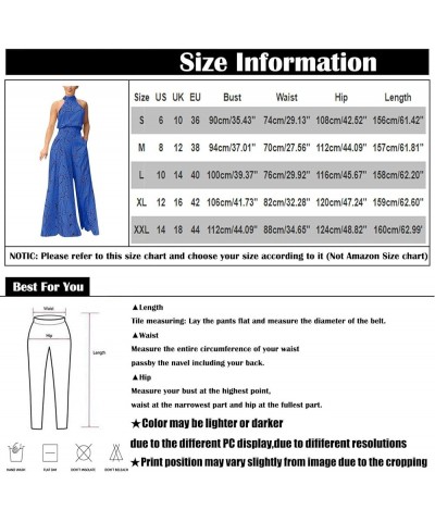 Jumpsuits for Women Dressy Elegant Party Casual Summer Lounge Wide Leg Work Rompers Overalls Zly B-white $14.74 Rompers