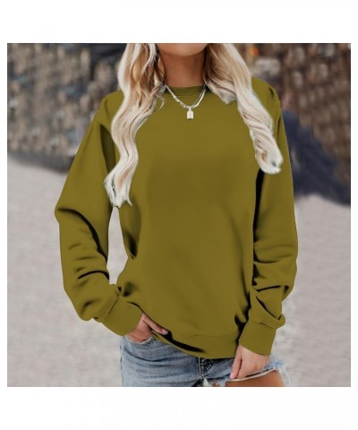 Womens Casual Long Sleeve Sweatshirt Crewneck Cute Pullover Relaxed Fit Tops Fall Fashion 2023 Oversized Tunic Blouses Black ...