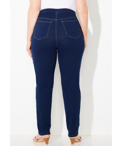 Women's Plus Size The Curvy Knit Jean Comfort Wash $23.88 Jeans