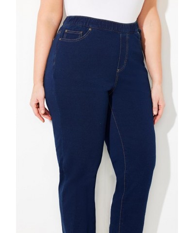 Women's Plus Size The Curvy Knit Jean Comfort Wash $23.88 Jeans