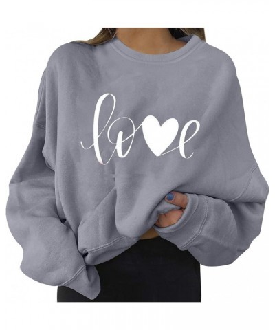 Womens Oversized Sweatshirts 2023 Crewneck Pullover Tops Side Split Fall Fashion 2023 2023 Fall Casual Clothes 3247-adiemd-e-...