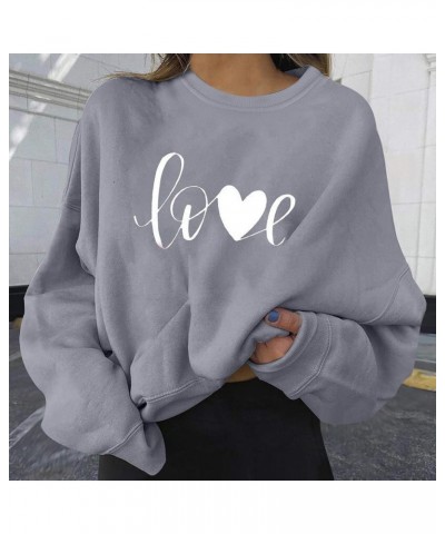 Womens Oversized Sweatshirts 2023 Crewneck Pullover Tops Side Split Fall Fashion 2023 2023 Fall Casual Clothes 3247-adiemd-e-...